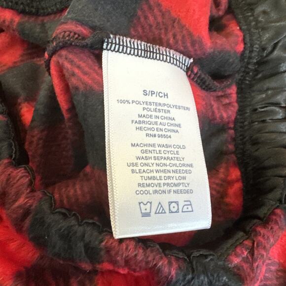 Lanz of Salzburg Pajama Set Red Black Buffalo Plaid Womens‎ Small Sleep Lounge - Picture 9 of 9